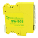 Brainboxes SW-505 network switch Unmanaged L2 Fast Ethernet (10/100) DIN rail Yellow