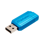 Verbatim PinStripe - USB Drive 16 GB - Caribbean Bluee