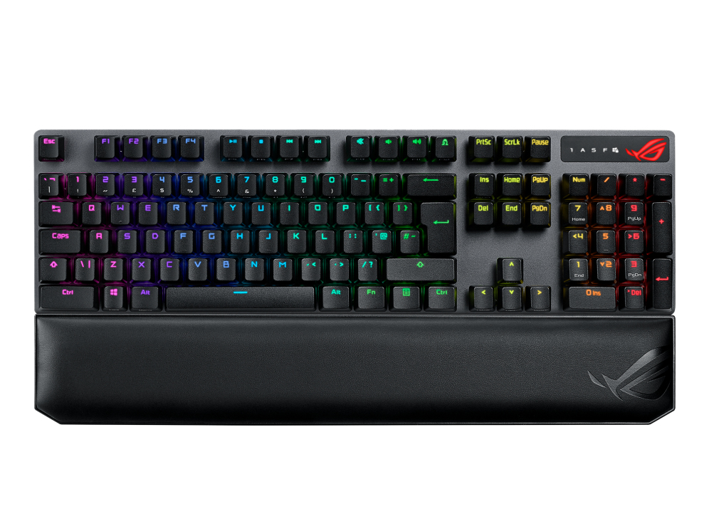 Image of ASUS ROG Strix Scope NX Wireless Deluxe keyboard USB + RF Wireless...