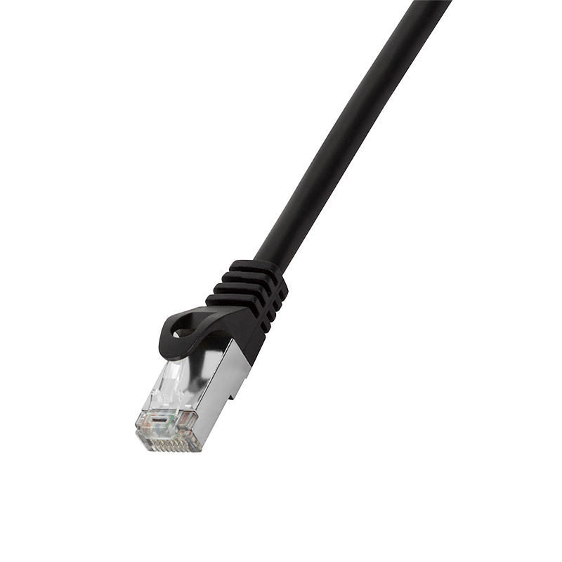 LogiLink Patch Cable Cat.6 F/UTP, black,  2,00m, EconLine