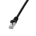 LogiLink Patch Cable Cat.6 F/UTP, black,  2,00m, EconLine