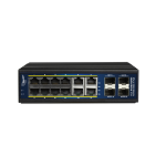 ALLNET ALL-SGI8016PM network switch Managed L2+/L3 Gigabit Ethernet (10/100/1000) Power over Ethernet (PoE) Black