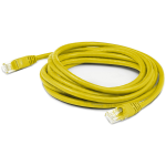 AddOn Networks ADD-6FCAT6A-YW networking cable Yellow 1.8 m Cat6a U/UTP (UTP)