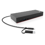 Lenovo ThinkPad Hybrid USB-C with USB-A Dock Bedraad USB 3.2 Gen 2 (3.1 Gen 2) Type-C Zwart
