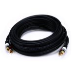 Monoprice 2866 audio cable 300" (7.62 m) 2 x RCA Black