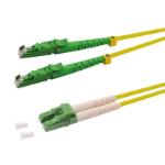 LogiLink FP0EL07 fibre optic cable 7.5 m E-2000 (LSH) LC OS2 Yellow
