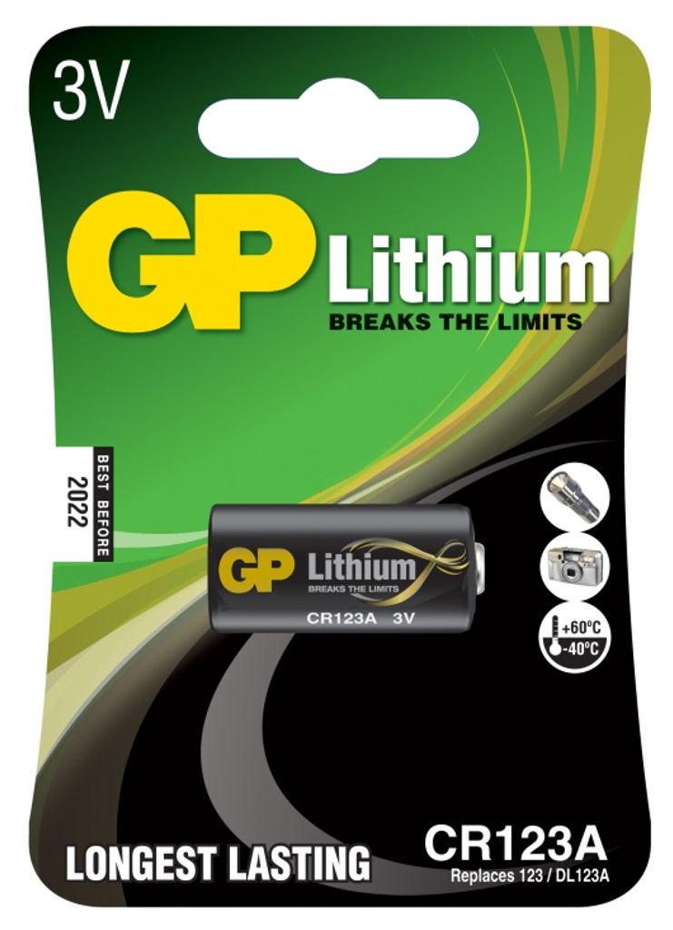 EU Product - CR123A 3V 1-pack GP thumbnail