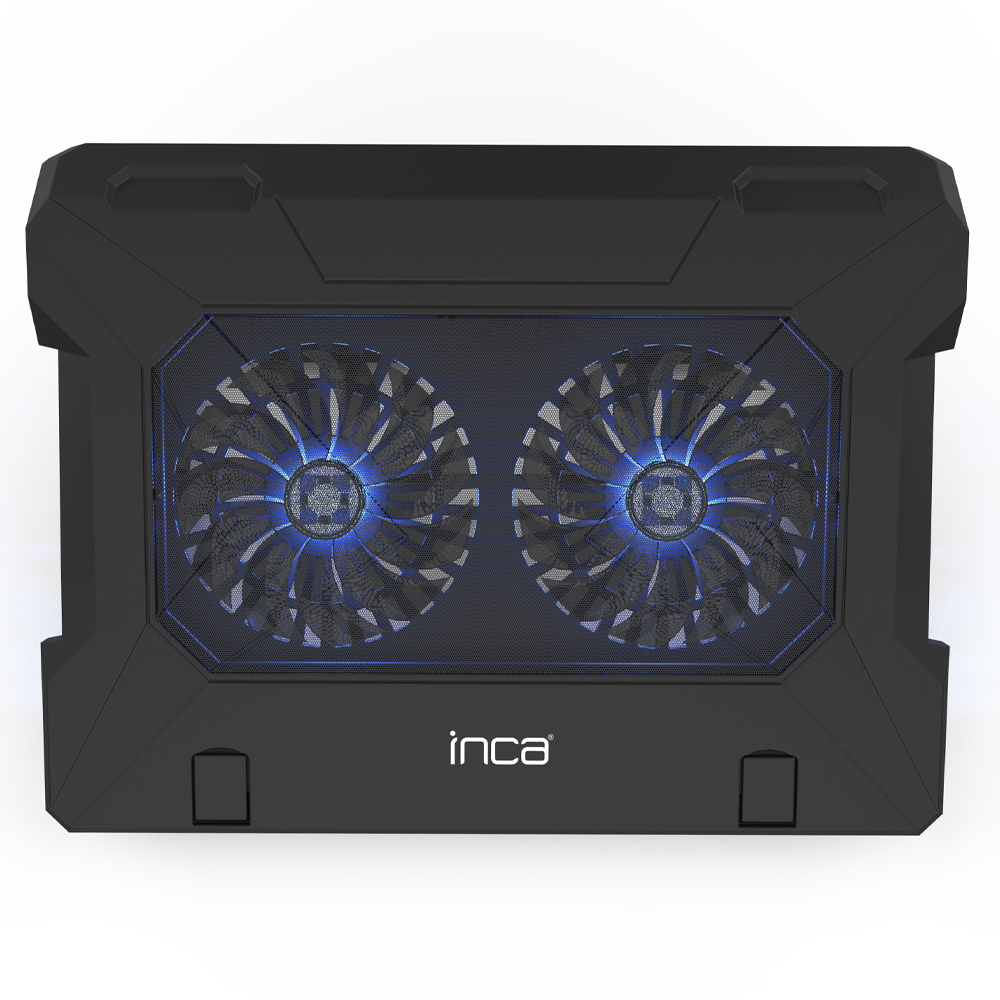 Image of Inca INC-321RX laptop cooling pad 43.2 cm (17") Black