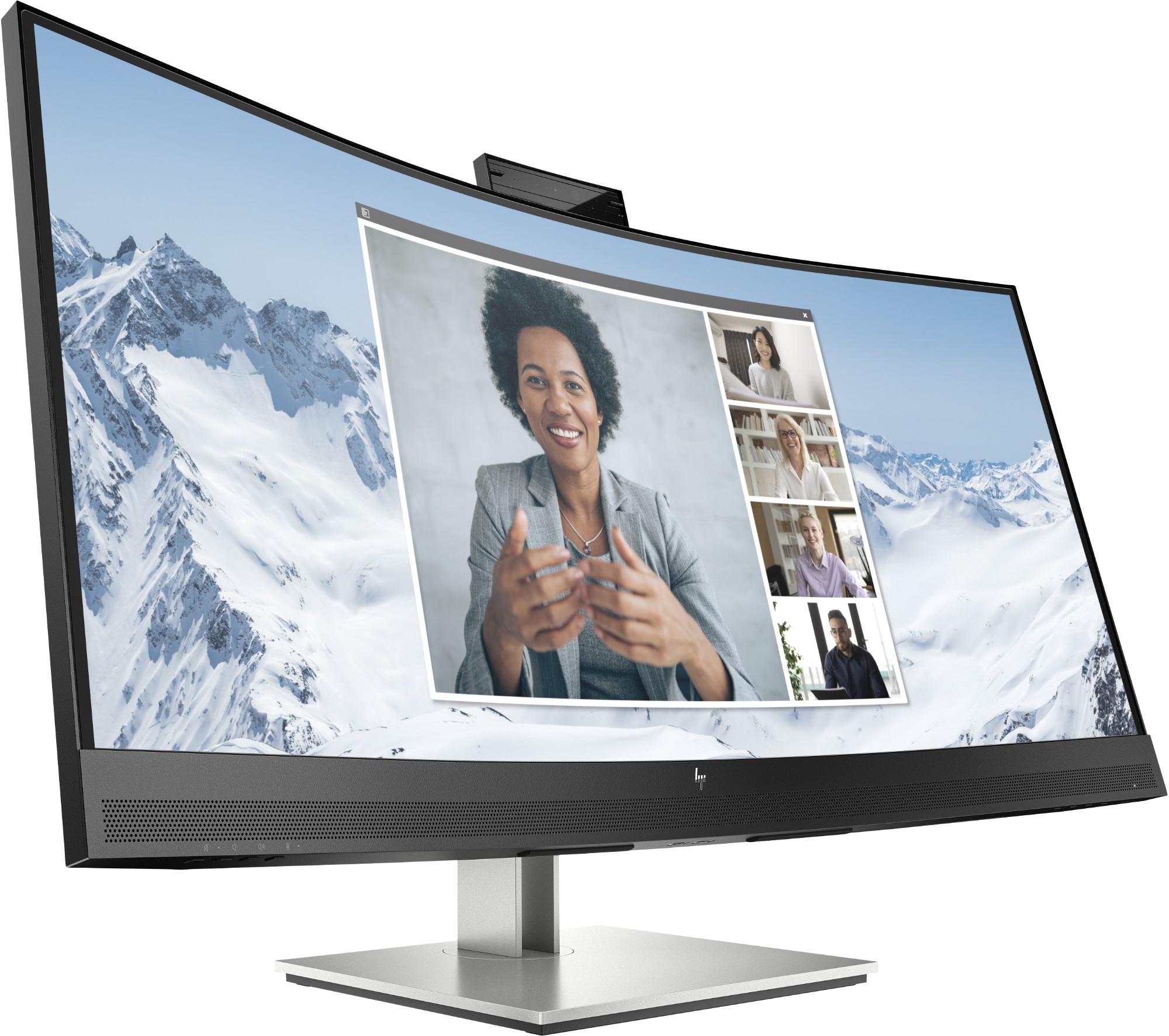 HP E34m G4 WQHD Curved USBC Conferencing Monitor 86.4 cm (34"), 99 in