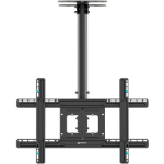 ONKRON Ceiling mount for TV 32"-80" max 68 kg, tilt-swivel, black