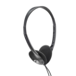 connektgear HP503 Basic Stereo PC Headset with In-Line Mic and Volume Control - Black