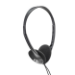 connektgear HP503 Basic Stereo PC Headset with In-Line Mic and Volume Control - Black