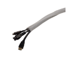 Microconnect Self-wrap cable sleeve Diameter:ø18mm Roll length:50m, white