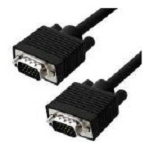 4XEM 100 ft Coax HR VGA HD15 M/M VGA cable 1200" (30.5 m) VGA (D-Sub) Black