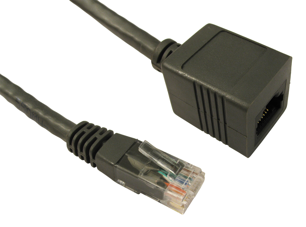 Photos - Cable (video, audio, USB) Cables Direct Cat 6, 5m networking cable Grey Cat6 U/UTP  RJEXTC6-105 (UTP)