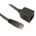 Cables Direct Cat 6, 0.5m networking cable Grey Cat6 U/UTP (UTP)