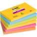 3M 7100242804 note paper Rectangle Blue, Green, Orange, Pink, Yellow 90 sheets Self-adhesive