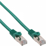 InLine Patch Cable SF/UTP Cat.5e green 0.25m