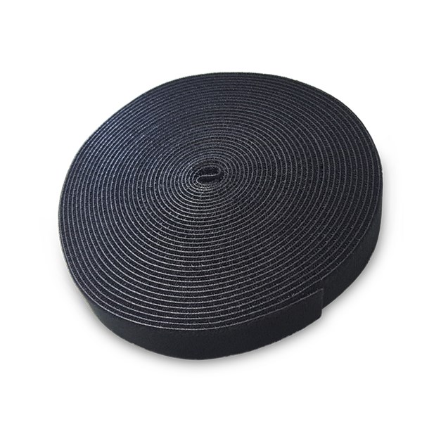 SAV IO Organizer for cables, Tape, Velcro, Black, 10m OC-01/B 1 pc