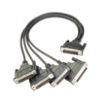 Moxa CBL-M44M25x4-50 serial cable DB44 DB25