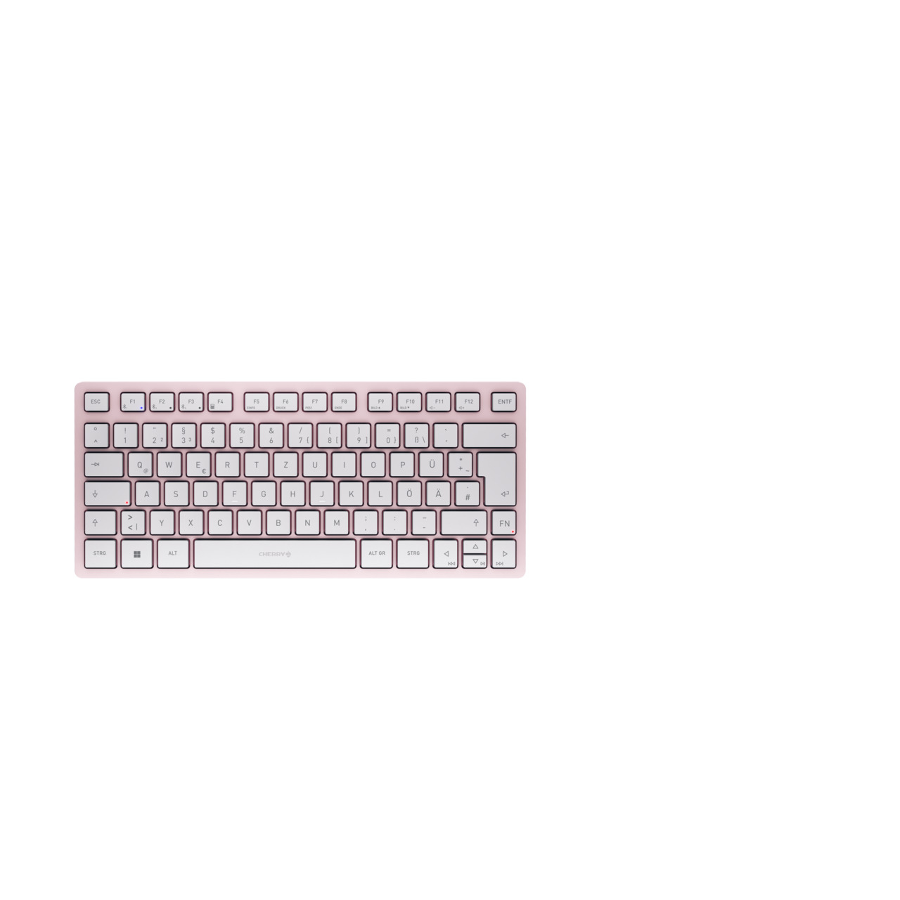 Image of CHERRY KW 7100 MINI BT keyboard Bluetooth QWERTZ German Pink