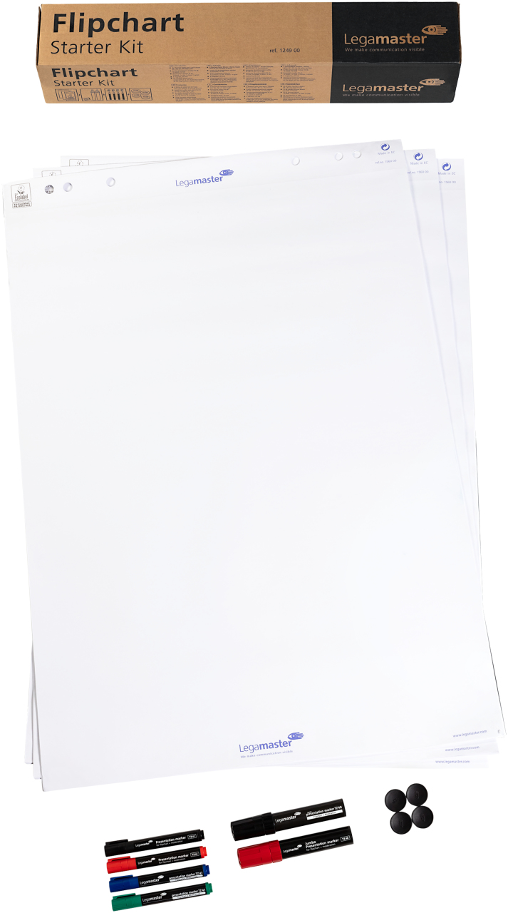 Legamaster STARTER flipchart accessory set 14-part 34713J