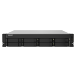 QNAP TS-832PXU-4G NAS Rack (2U) Ethernet LAN Aluminium, Black AL324