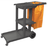 CLEANLINK 3 TIER JANITOR TROLLEY