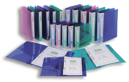 Image of Snopake RingBinder 2-Ring, Electra Blue, 15mm capacity ring binder A4