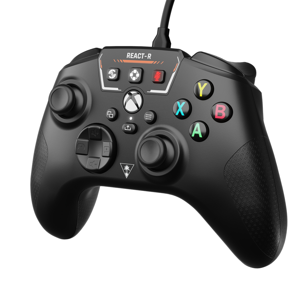 Image of Turtle Beach REACT-R Black USB Gamepad PC, Xbox One, Xbox Series...