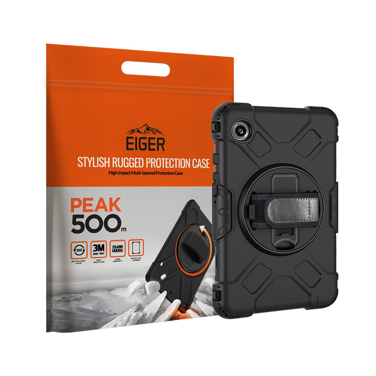 EIGER EGPE00165 tablet case 22.1 cm (8.7") Cover Black