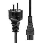 ProXtend Type F (Schuko) to C5 Power Cord Black 7m