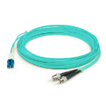 Titan LCSTOM3DAQ1/CL fibre optic cable 1 m LC ST OM3 Aqua colour