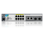 Hewlett Packard Enterprise ProCurve 2520-8G-PoE Managed L2 Gigabit Ethernet (10/100/1000) Power over Ethernet (PoE) 1U Black