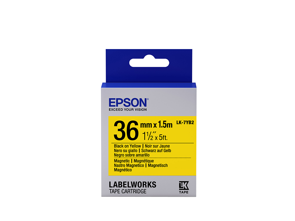Epson Black/Yellow C53s657008/Lk-7Yb2 Directlabel-Etikettes On 36Mm X