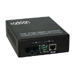 AddOn Networks 100Base-TX(RJ45) to 100Base-XU(ST), SMF network media converter 100 Mbit/s 1550 nm Single-mode Black