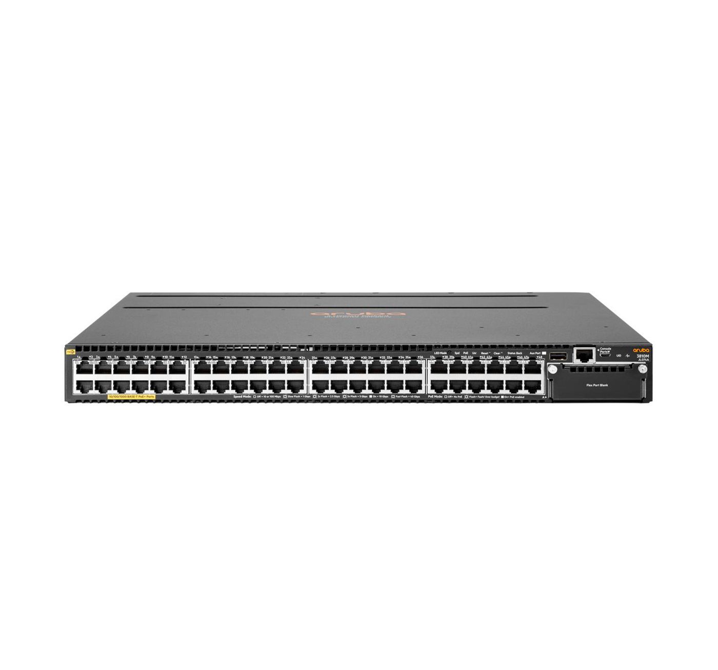 Image of HPE Aruba 3810M 48G PoE+ 1-slot Swch ***If you require PoE+ 4SFP+...