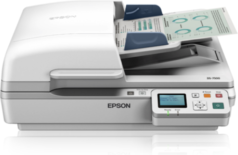 Epson WorkForce DS-7500N Flatbed & ADF scanner 1200 x 1200 DPI A4...