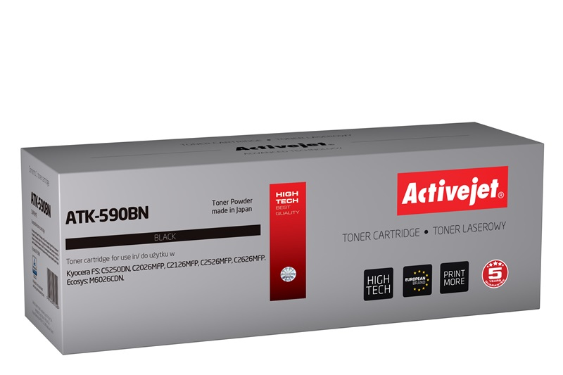 Activejet ATK-590BN toner (replacement for Kyocera TK-590K; Supreme; 7000 pages; black)