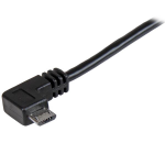StarTech.com Micro USB-kabel för laddning och synkning M/M - Högervinklad Micro USB - 0,05/0,25 mm² - 1 m