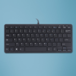 R-Go Tools Compact R-Go ergonomic keyboard, QWERTY (US), wired, black