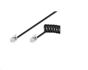 Image of Microconnect RJ10-RJ10, 2m Black