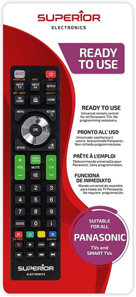 EU Product - Universal Remote Control Panasonic thumbnail