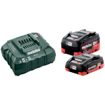 Metabo BASIC SET LIHD 1 X 4.0 AH + 1 X 5.5 AH Battery & charger set