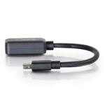 C2G 8in Mini DisplayPort Male to HDMI Female Adapter Converter - Black