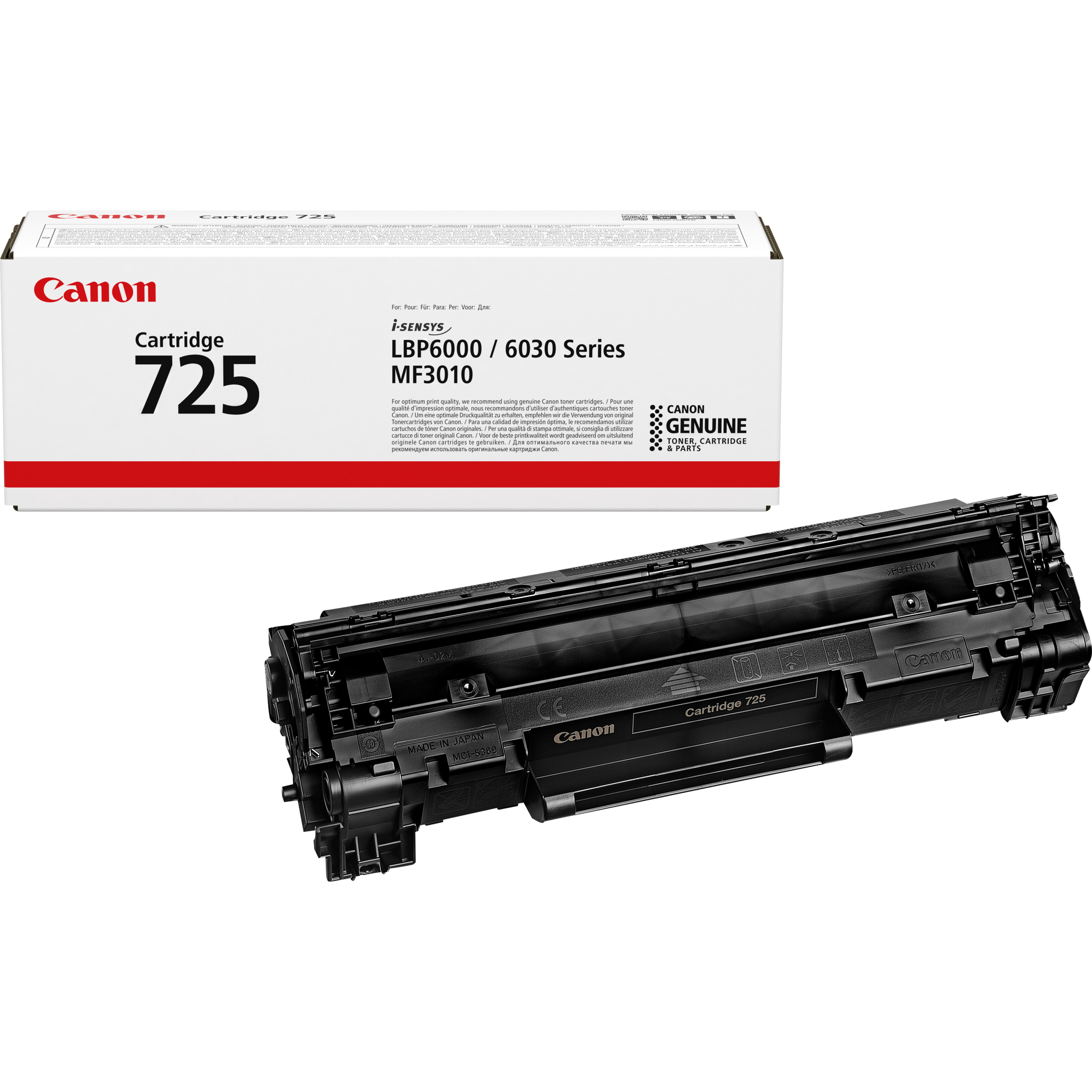 Image of Canon 3484B002/725 Toner cartridge black, 1.6K pages ISO/IEC 19752...