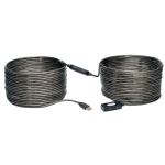 Tripp Lite U026-20M USB cable USB 2.0 787.4" (20 m) USB A 0.48 Gbit/s Gray