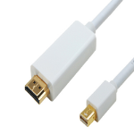 4XEM 4XMDPHDMI6 video cable adapter 70.9" (1.8 m) mini DisplayPort HDMI White