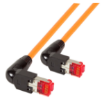 EFB Elektronik K4137OR.0.50 netwerkkabel Oranje 0,5 m Cat6a S/FTP (S-STP)