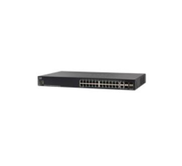 Cisco SG550X-24MPP-K9 Managed L3 Gigabit Ethernet (10/100/1000) Power over Ethernet (PoE) 1U Black